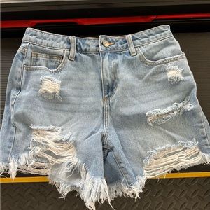 Cello Distressed Jean Shorts size M